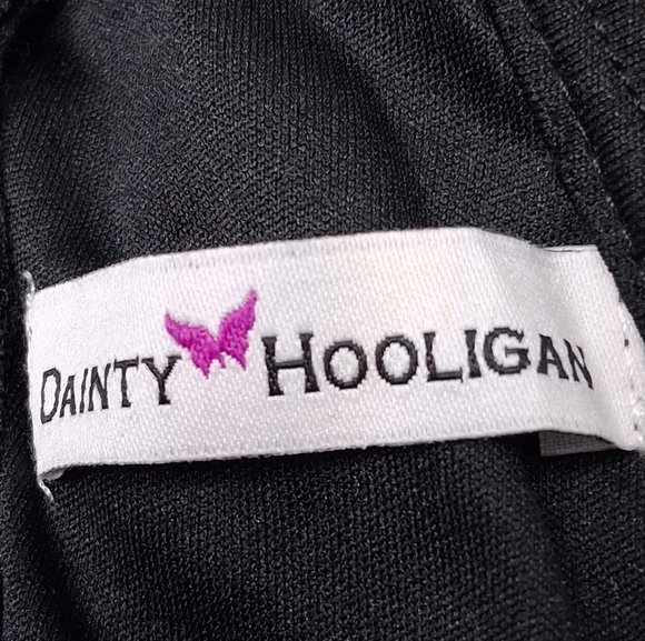 Elegant Black & Gold Brocade Halter Dress - Picture 8 of 8